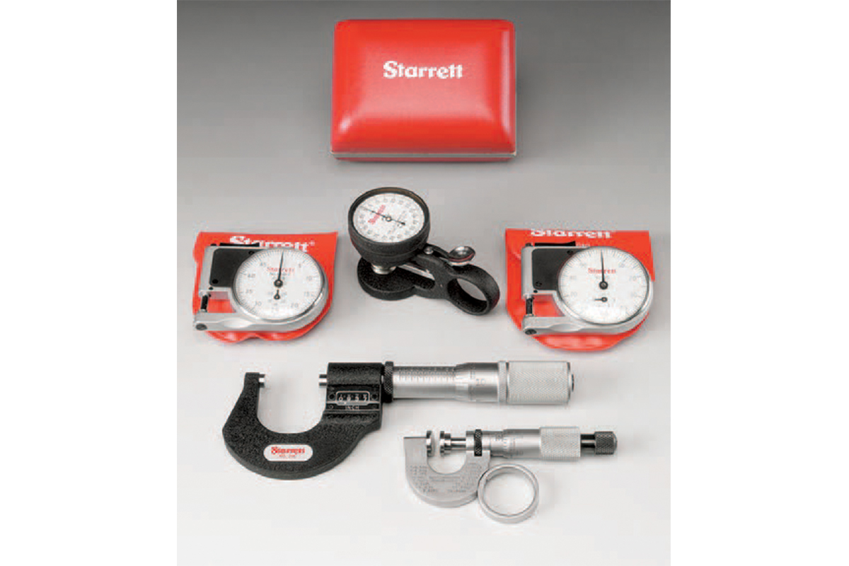 S909MZ Starrett Basic Precision Measuring Tool Set (Millimeter) in Case.