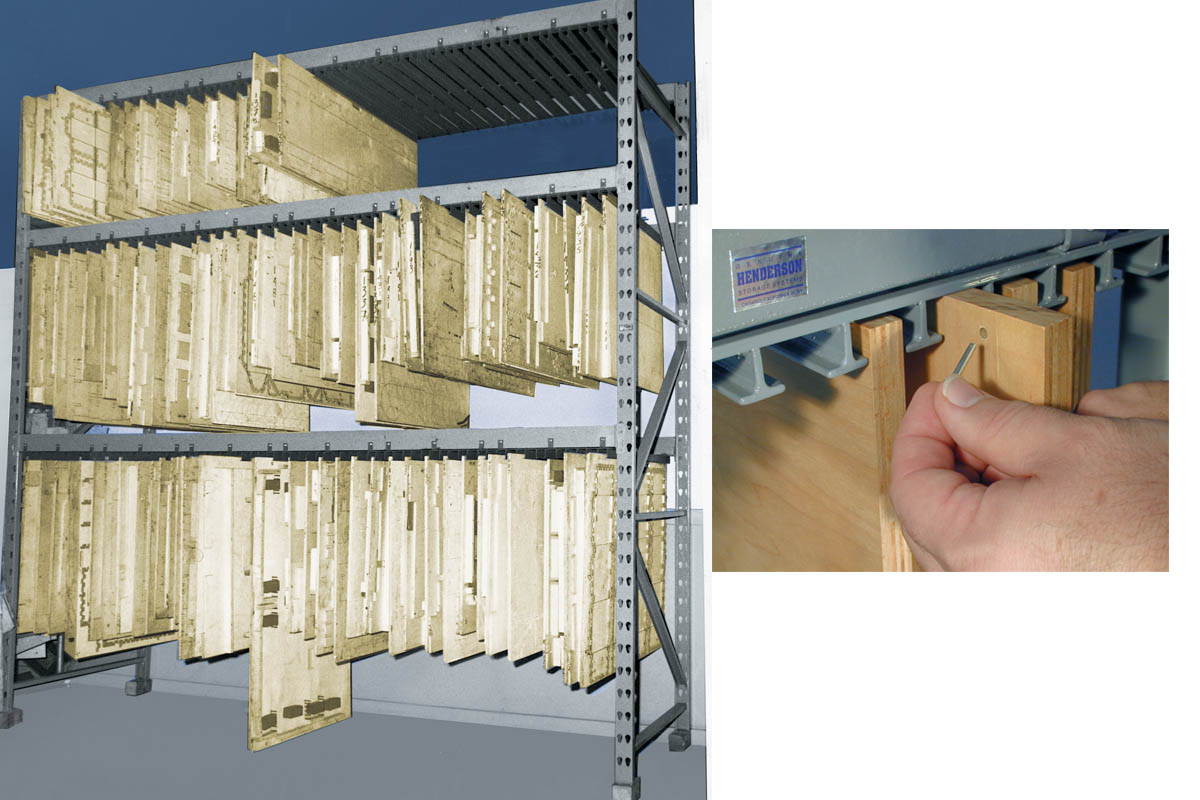 Ellison® SureCut™ Die Storage Rack - 30 Slot Standard